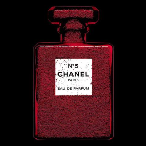 chanel nr 5 red|red Chanel no 5 bottle.